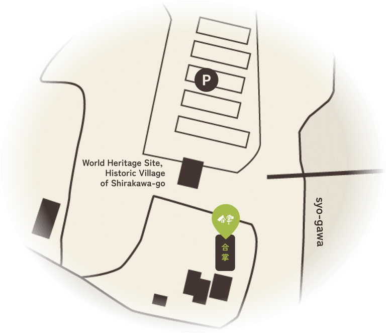 Location map of Gassho.